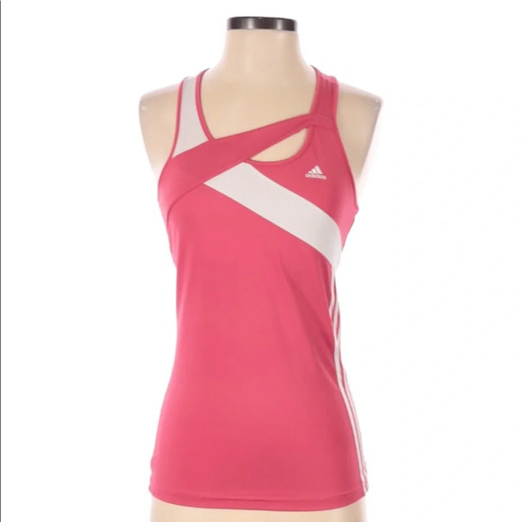 ADIDAS size small pink athletic tank top - Picture 1 of 2